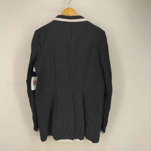 ブラックコムデギャルソン BLACK COMME des GARCONS 11SS ポリ縮絨 加工 テーラードジャケット メンズ JPN:M