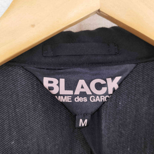 ブラックコムデギャルソン BLACK COMME des GARCONS 11SS ポリ縮絨 加工 テーラードジャケット メンズ JPN:M