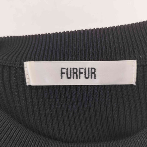 ファーファー furfur ジャガードスリーブリブ プルオーバー レディース ONE SIZE