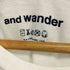 アンドワンダー and wander indigo dyeing T メンズ JPN:3