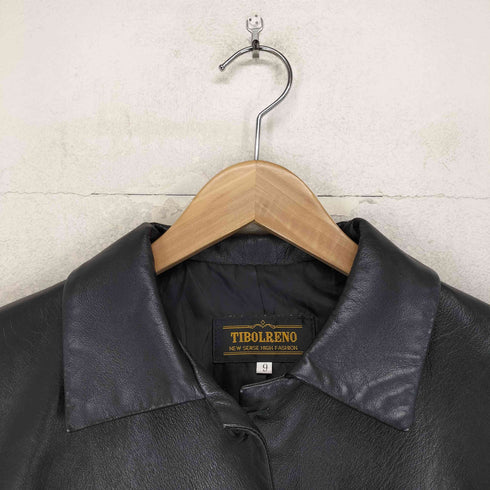 TIBOLRENO lamb leather ラムレザーコート レディース JPN:9号