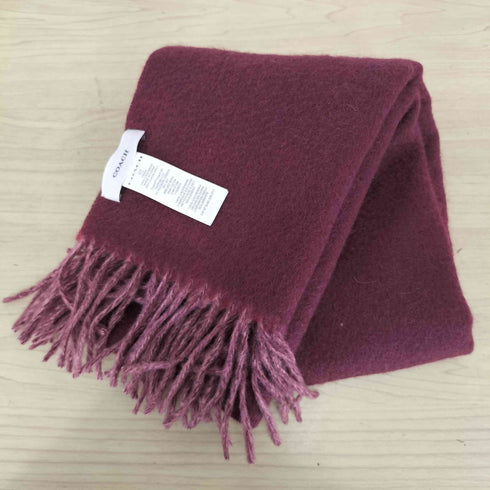 コーチ COACH pure cashmere カシミヤ100 シグネチャー マフラー レディース