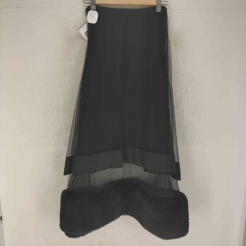 ファーファー furfur チュールエコファースカート レディース ONE SIZE