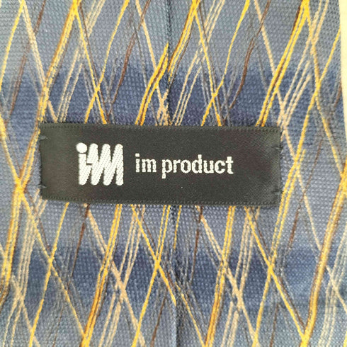 アイムプロダクトイッセイミヤケ im product ISSEY MIYAKE 総柄シルクネクタイ メンズ
