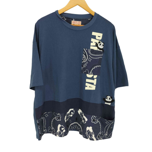 パンディエスタジャパン PANDIESTA JAPAN パンダペイズリーBIG Tee メンズ JPN:L
