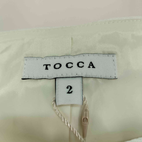 トッカ TOCCA レース フラワー ノーカラー ジャケット & フレアスカート セットアップ レディース ジャケット:2 / スカート:2