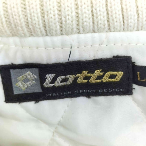 lotto レザーパンチングブルゾン メンズ JPN:L