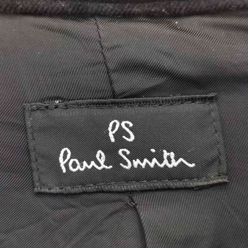 ピーエスポールスミス PS Paul Smith ベロア ダブルジップ シングル ライダースジャケット メンズ import:M