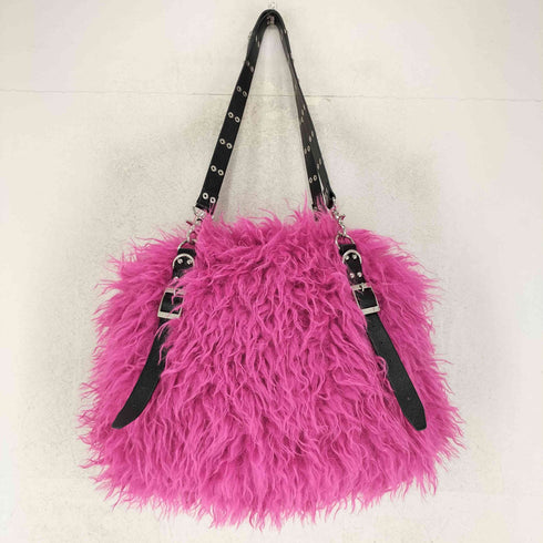 ヒステリックグラマー HYSTERIC GLAMOUR スタッズベルト ファーバッグ レディース