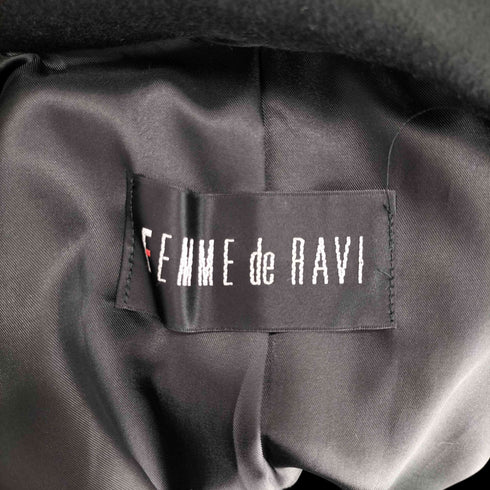 FEMME de RAVI CASHMERE 100% カシミヤ チェスターコート レディース JPN:9号