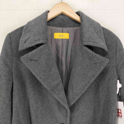 モトマチゼラール MOTOMACHI Zelal ANGOLA&WOOL アンゴラ混 チェスターコート レディース JPN:11号