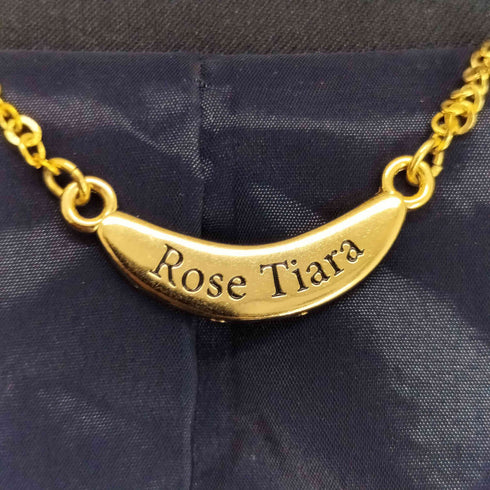 ローズティアラ Rose Tiara 金ボタン 紺ブレ ダブルブレスト テーラードジャケット レディース JPN:42