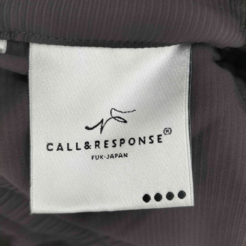 コールアンドレスポンス CALL&RESPONSE 26SS トビキリ タックパンツ メンズ JPN:4