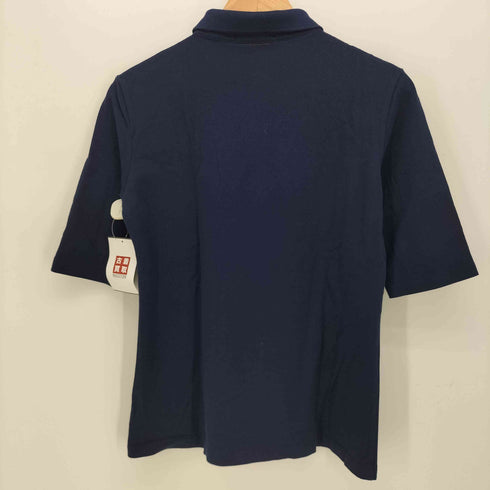 ラコステ LACOSTE スリムフィット ロゴワッペン 鹿の子 五分袖 ポロシャツ レディース JPN:42