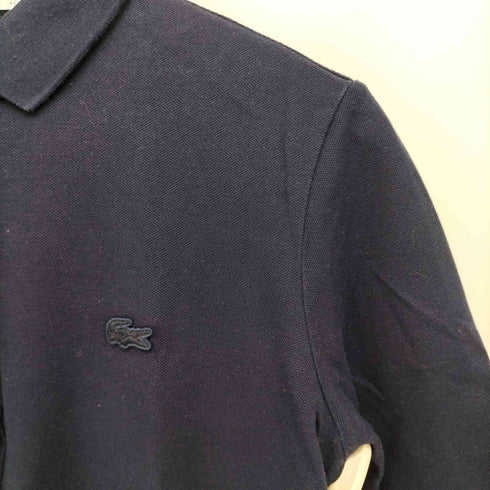 ラコステ LACOSTE スリムフィット ロゴワッペン 鹿の子 五分袖 ポロシャツ レディース JPN:42