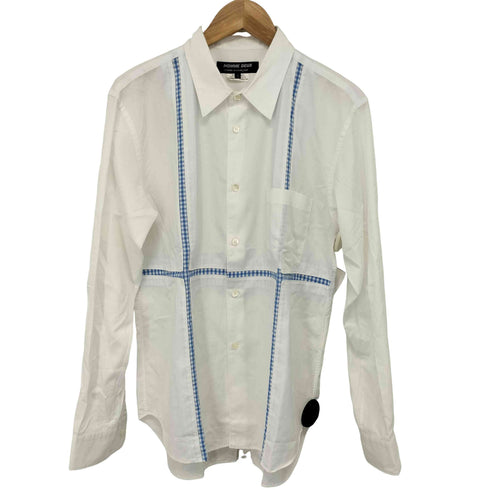 コムデギャルソンオムドゥ COMME des GARCONS HOMME DEUX 2022SS コットン ギンガムチェック 切り替えシャツ メンズ JPN:S