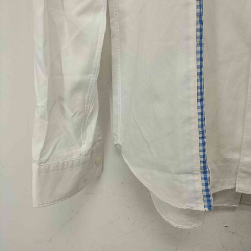 コムデギャルソンオムドゥ COMME des GARCONS HOMME DEUX 2022SS コットン ギンガムチェック 切り替えシャツ メンズ JPN:S