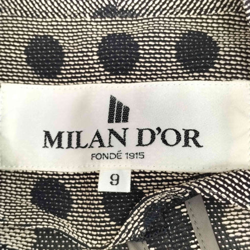 milandor ドットメッシュコート レディース
