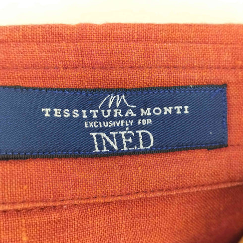 イネド INED リネン100 長袖 レギュラーカラーシャツ レディース 11