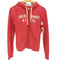 アバクロンビーアンドフィッチ Abercrombie & Fitch フロントプリント ジップアップ パーカー Y2K レディース import:S