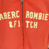 アバクロンビーアンドフィッチ Abercrombie & Fitch フロントプリント ジップアップ パーカー Y2K レディース import:S