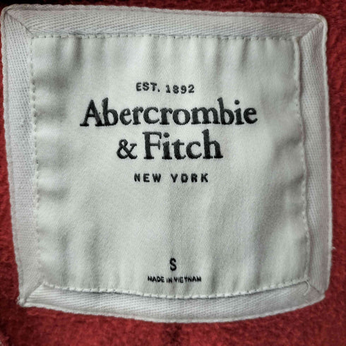 アバクロンビーアンドフィッチ Abercrombie & Fitch フロントプリント ジップアップ パーカー Y2K レディース import:S