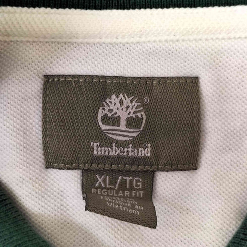 ティンバーランド Timberland ロゴ刺繍 ボーダー 半袖 ポロシャツ メンズ import:XL