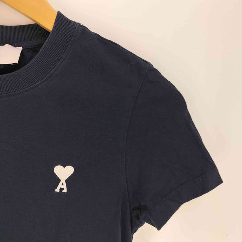アミアレクサンドルマテュッシ AMI ALEXANDRE MATTIUSSI ロゴ刺繍 クルーネック S/S Tシャツ レディース