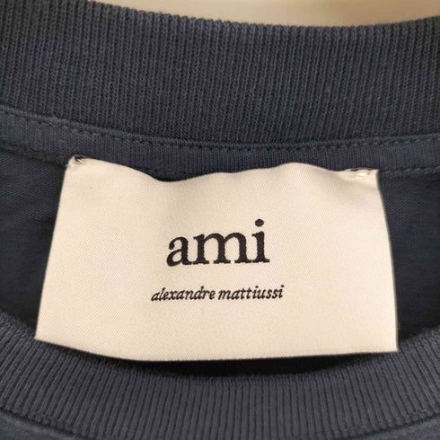 アミアレクサンドルマテュッシ AMI ALEXANDRE MATTIUSSI ロゴ刺繍 クルーネック S/S Tシャツ レディース