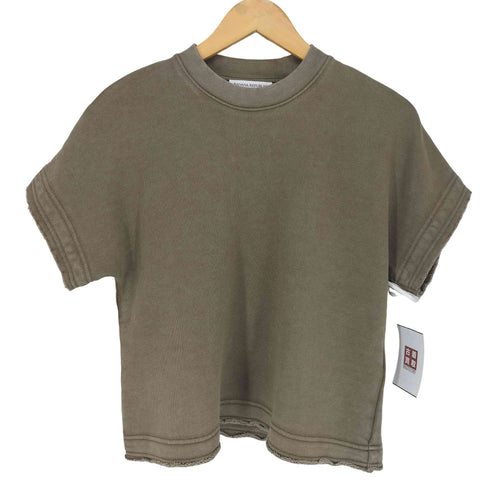 バナナリパブリック BANANA REPUBLIC SS SWEATSHIRT 半袖 スウェットシャツ レディース XS