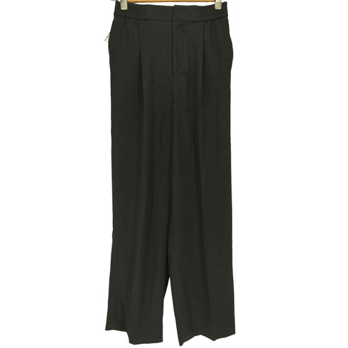 トゥモローランド TOMORROWLAND BACK SATIN GEORGETT トリアセテート ジョーゼットパンツ レディース JPN:36
