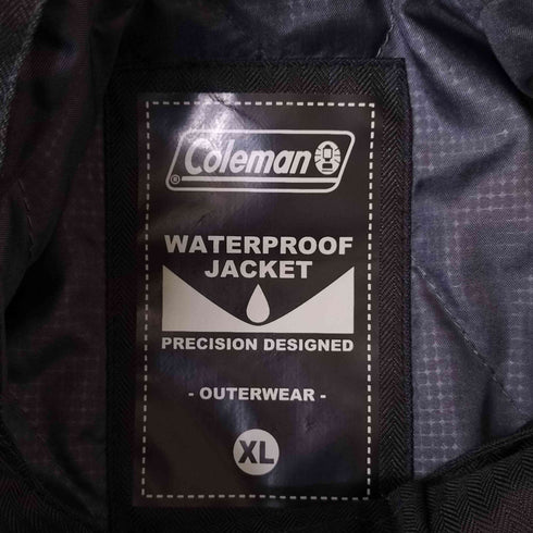 コールマン COLEMAN 裏地キルティング ロゴプリント ウォータープルーフ ジャケット メンズ import:XL