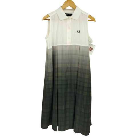 フレッドペリー FRED PERRY Sleeveless Shirt Dress スリーブレス・シャツ・ドレス ノースリーブポロワンピース レディース 160-166