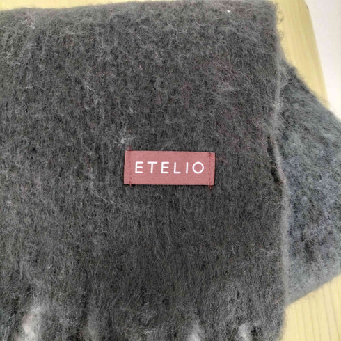 ETELIO エテリオ ボリュームフリンジグラデーションマフラー メンズ