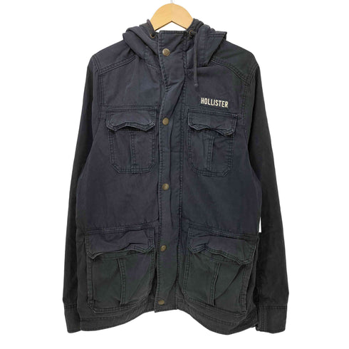ホリスター Hollister M-65型 ミリタリー フーデッド ジャケット メンズ import:L