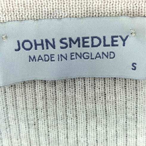 ジョンスメドレー JOHN SMEDLEY 英国製 ウール100% ボーダー クルーネックニット レディース import:S
