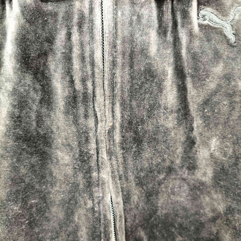 プーマ PUMA 00s ベロア フーデッド ジップアップ トラックジャケット レディース import:S
