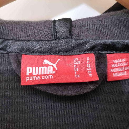 プーマ PUMA 00s ベロア フーデッド ジップアップ トラックジャケット レディース import:S