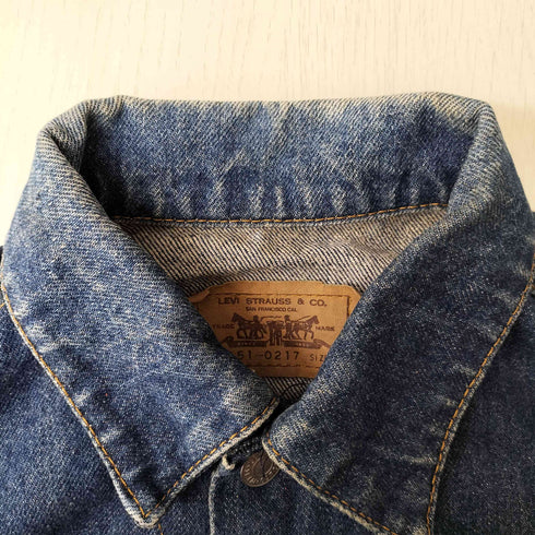 リーバイス Levis 80S 70651 0217 ボタン裏0 デニム ジャケット メンズ import:S