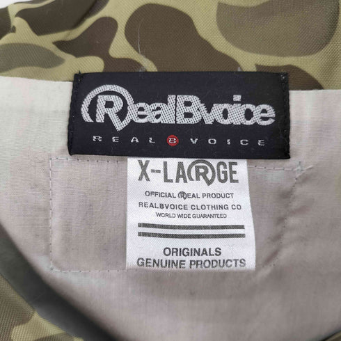 Real Bvoice 迷彩 カモフラ コーチジャケット メンズ JPN:XL