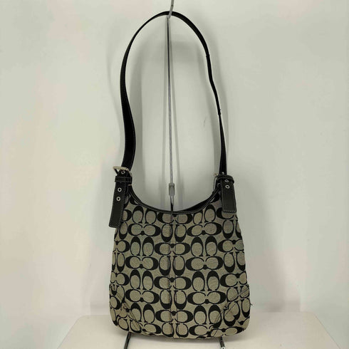 コーチ COACH Y2K シグネチャー ヒッピー キャンバス ショルダーバッグ メンズ