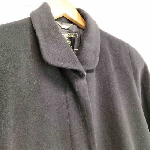 CASHMERE 比翼ステンカラーコート レディース