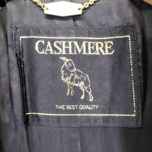 CASHMERE 比翼ステンカラーコート レディース