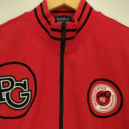 パーリーゲイツ PEARLY GATES ワッペン ロゴ ジップアップ ジャケット メンズ JPN:5
