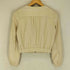 レッセパッセ LAISSE PASSE lamb leather ラムレザー 羊革 ノーカラー フリル ジップ ジャケット レディース 36