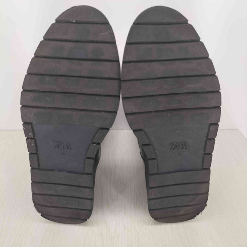 ザラ ZARA プラットフォーム サイドゴアブーツ レディース EUR:38