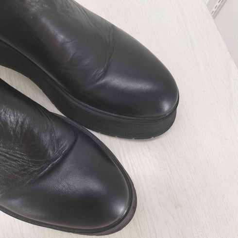 ザラ ZARA プラットフォーム サイドゴアブーツ レディース EUR:38