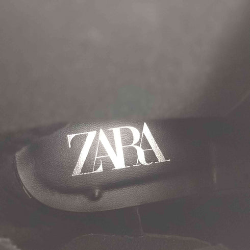 ザラ ZARA プラットフォーム サイドゴアブーツ レディース EUR:38