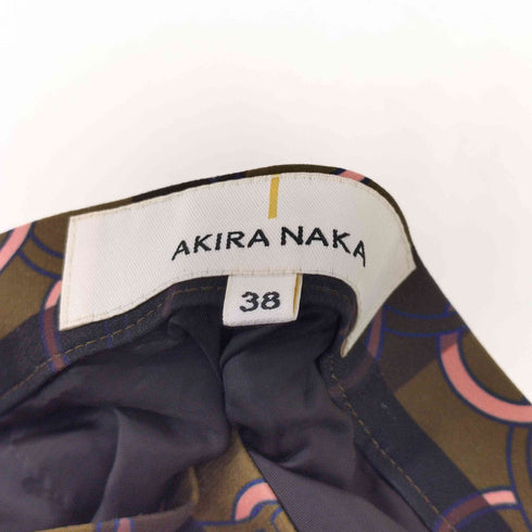 アキラナカ AKIRA NAKA 総柄 マキシ フレア スカート レディース 38