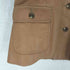 メルローズ MELROSE pig leather ピッグレザー 豚革 開襟 ジャケット レディース 3